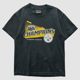 Pittsburgh Steelers Reebok 2009 T-Shirt Black Vintage | Fanatics