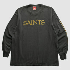 New Orleans Saints NFL 2000s T-Shirt Black Vintage | Fanatics