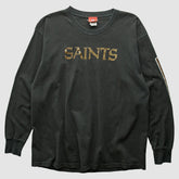 New Orleans Saints NFL 2000s T-Shirt Black Vintage | Fanatics