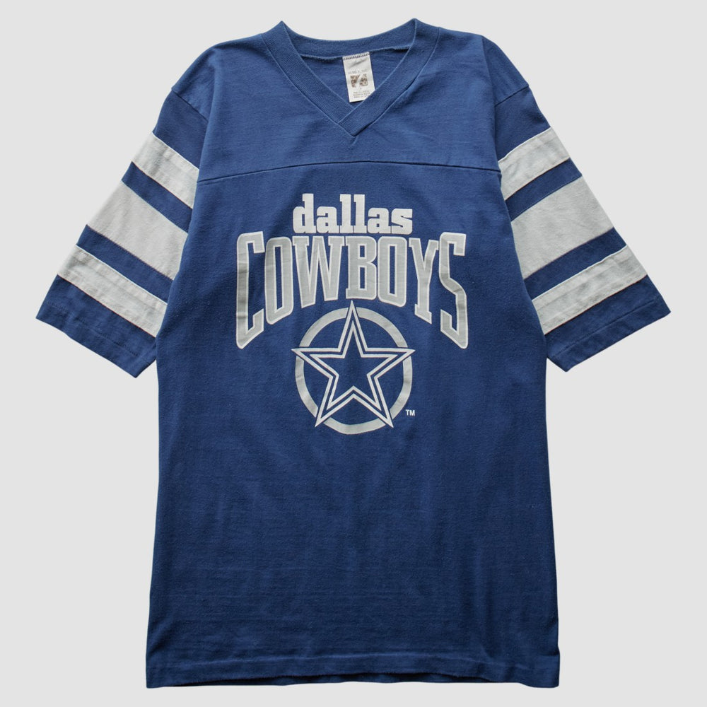 Dallas Cowboys Logo 7 80s T-Shirt Blue Vintage | Fanatics