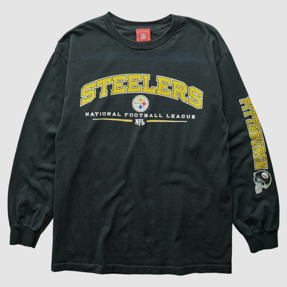 Pittsburgh Steelers NFL 2000s T-Shirt Black Vintage | Fanatics