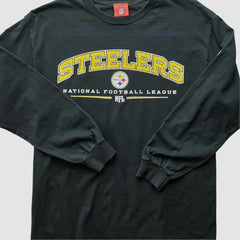Pittsburgh Steelers NFL 2000s T-Shirt Black Vintage | Fanatics