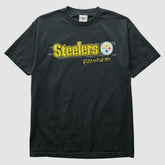 Pittsburgh Steelers NFL 2000s T-Shirt Black Vintage | Fanatics