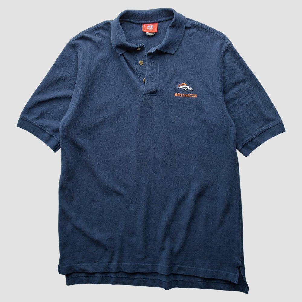 Denver Broncos NFL 2000s Polo Navy Vintage | Fanatics
