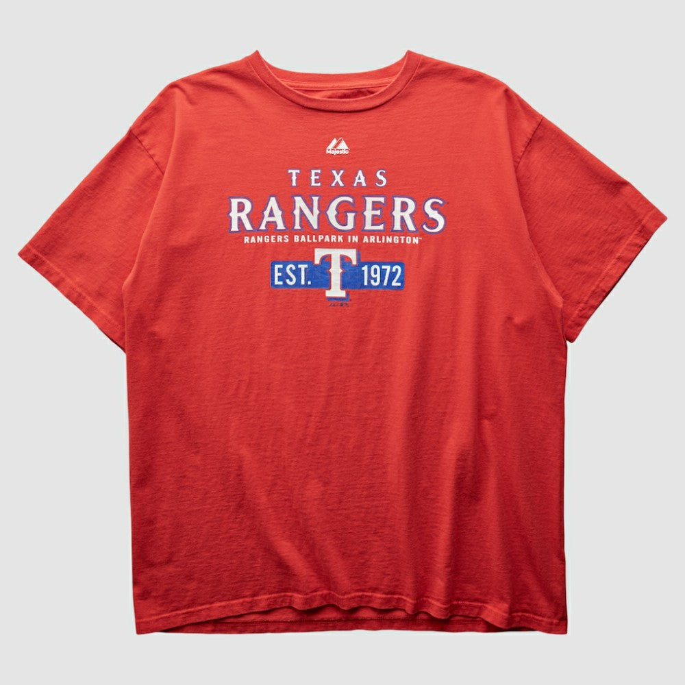 Texas Rangers Majestic 2000s T-Shirt - MLB