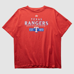 Texas Rangers Majestic 2000s T-Shirt - MLB