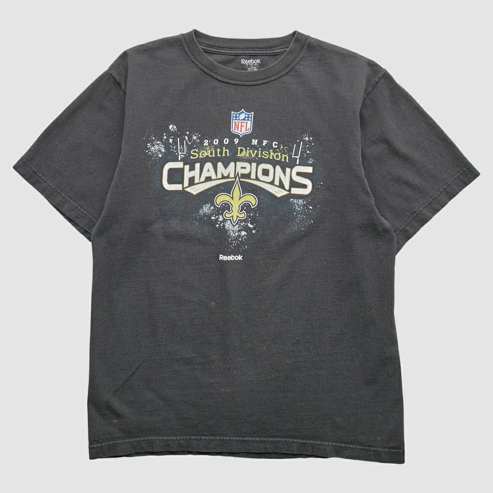 New Orleans Saints Reebok 2009 T-Shirt Black Vintage | Fanatics