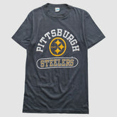 Pittsburgh Steelers Champion 80s T-Shirt Gray Vintage | Fanatics