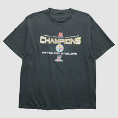 Pittsburgh Steelers 2000s T-Shirt Black Vintage | Fanatics