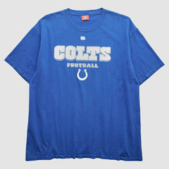 Indianapolis Colts NFL 2000s T-Shirt Blue Vintage | Fanatics