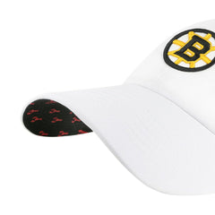 Boston Bruins '47 Women's Confetti Clean Up Adjustable Hat - White - NHL