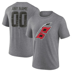 Carolina Hurricanes Heritage Custom Tri-Blend T-Shirt - Gray - NHL