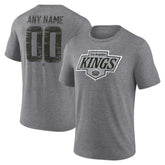 Los Angeles Kings Heritage Custom Tri-Blend T-Shirt - Gray - NHL