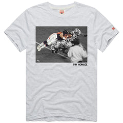 John Elway Denver Broncos Homage Unisex Pay Homage Tri-Blend T-Shirt Ash | NFL