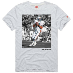 Dan Marino Miami Dolphins Homage Unisex Pay Homage Tri-Blend T-Shirt Ash | NFL