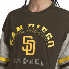 San Diego Padres G-III 4Her by Carl Banks Women's Off-Season Oversized Top - MLB