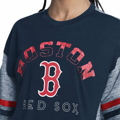Boston Red Sox G-III 4Her by Carl Banks Women's Off-Season Oversized Top - MLB
