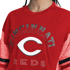 Cincinnati Reds G-III 4Her by Carl Banks Women's Off-Season Oversized Top - MLB