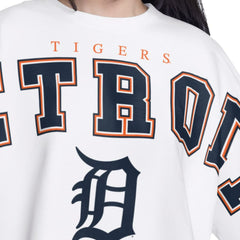 Detroit Tigers G-III 4Her by Carl Banks Women's Bleachers Cropped Pullover Sweatshirt - MLB