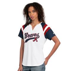 Atlanta Braves Starter Women's Game On Notch Neck T-Shirt - MLB