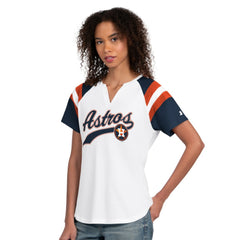 Houston Astros Starter Women's Game On Notch Neck T-Shirt - MLB