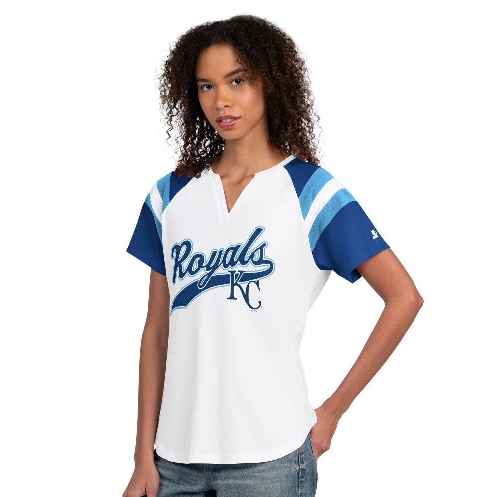 Kansas City Royals Starter Women's Game On Notch Neck T-Shirt - MLB