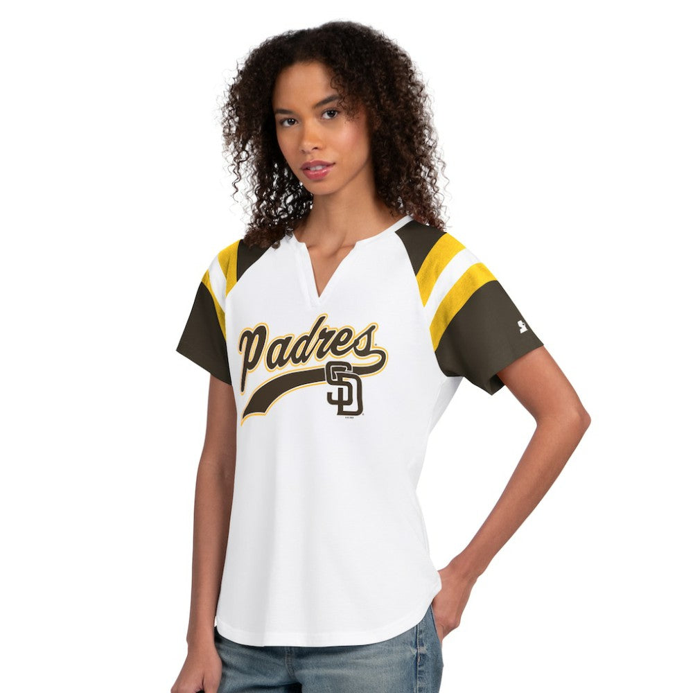 San Diego Padres Starter Women's Game On Notch Neck T-Shirt - MLB