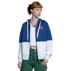 Chicago Cubs Starter Women's Wishbone Full-Zip Hoodie - MLB