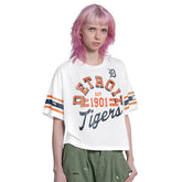 Detroit Tigers Starter Women's Cropped Hurry Up Offense T-Shirt - MLB