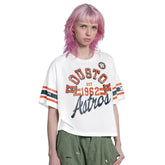 Houston Astros Starter Women's Cropped Hurry Up Offense T-Shirt - MLB