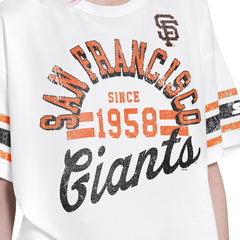 San Francisco Giants Starter Women's Cropped Hurry Up Offense T-Shirt - MLB