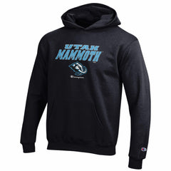 Utah Mammoth Champion Youth Eco Powerblend Hoodie - Black - NHL
