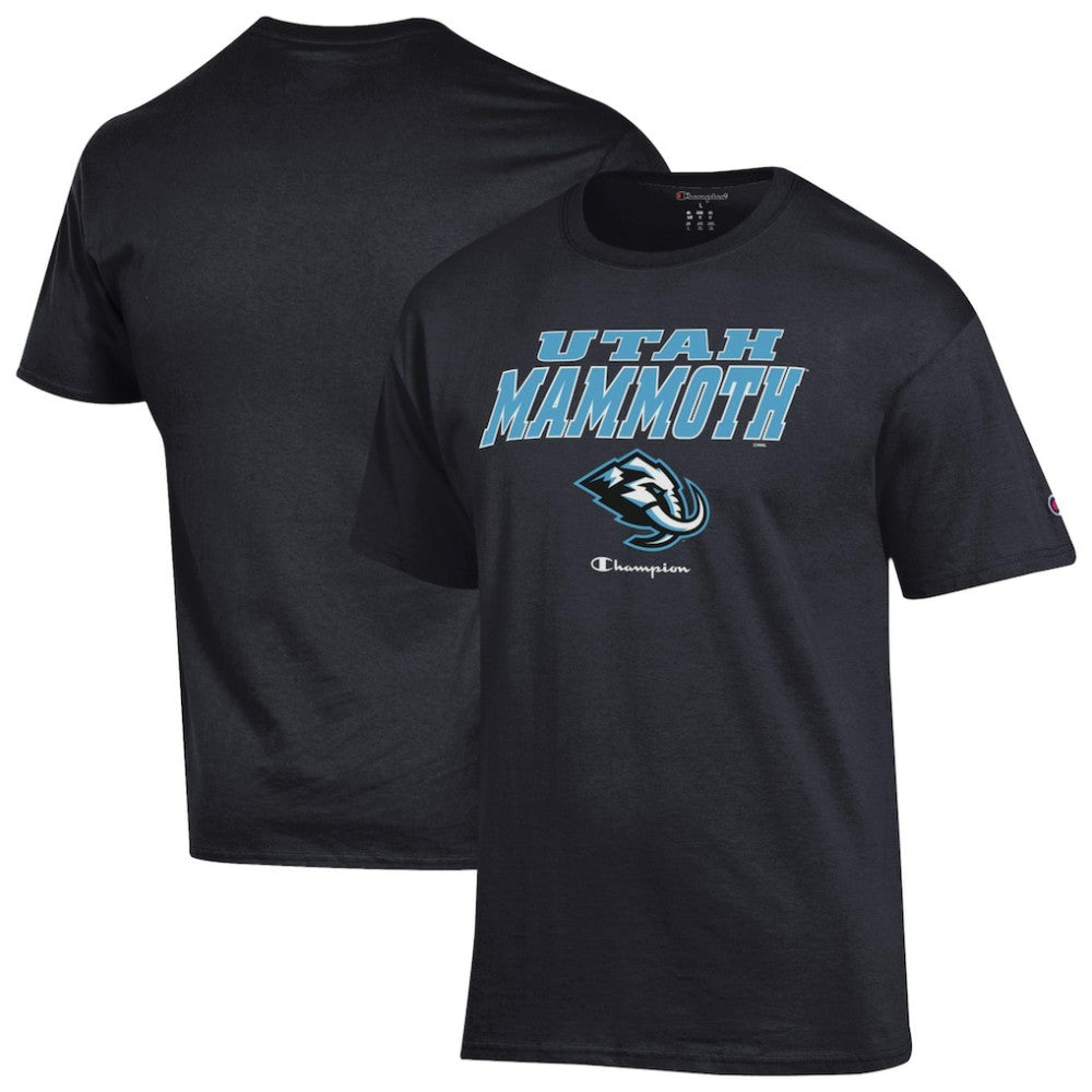 Utah Mammoth Champion Jersey T-Shirt - Black - NHL