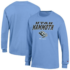 Utah Mammoth Champion Jersey Long Sleeve T-Shirt - Blue - NHL