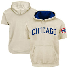 Chicago Cubs Profile Big & Tall Contrast Short Sleeve Hoodie - MLB
