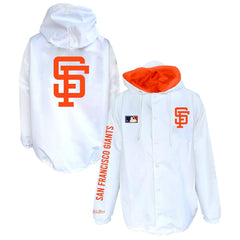 San Francisco Giants Mitchell & Ness Big & Tall Full-Snap Hooded Jacket - MLB