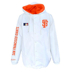 San Francisco Giants Mitchell & Ness Big & Tall Full-Snap Hooded Jacket - MLB