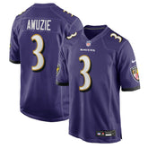 Chidobe Awuzie Baltimore Ravens Team Game Jersey Purple | Nike for Sale
