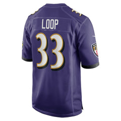 Tyler Loop Baltimore Ravens Team Game Jersey Purple | Nike for Sale