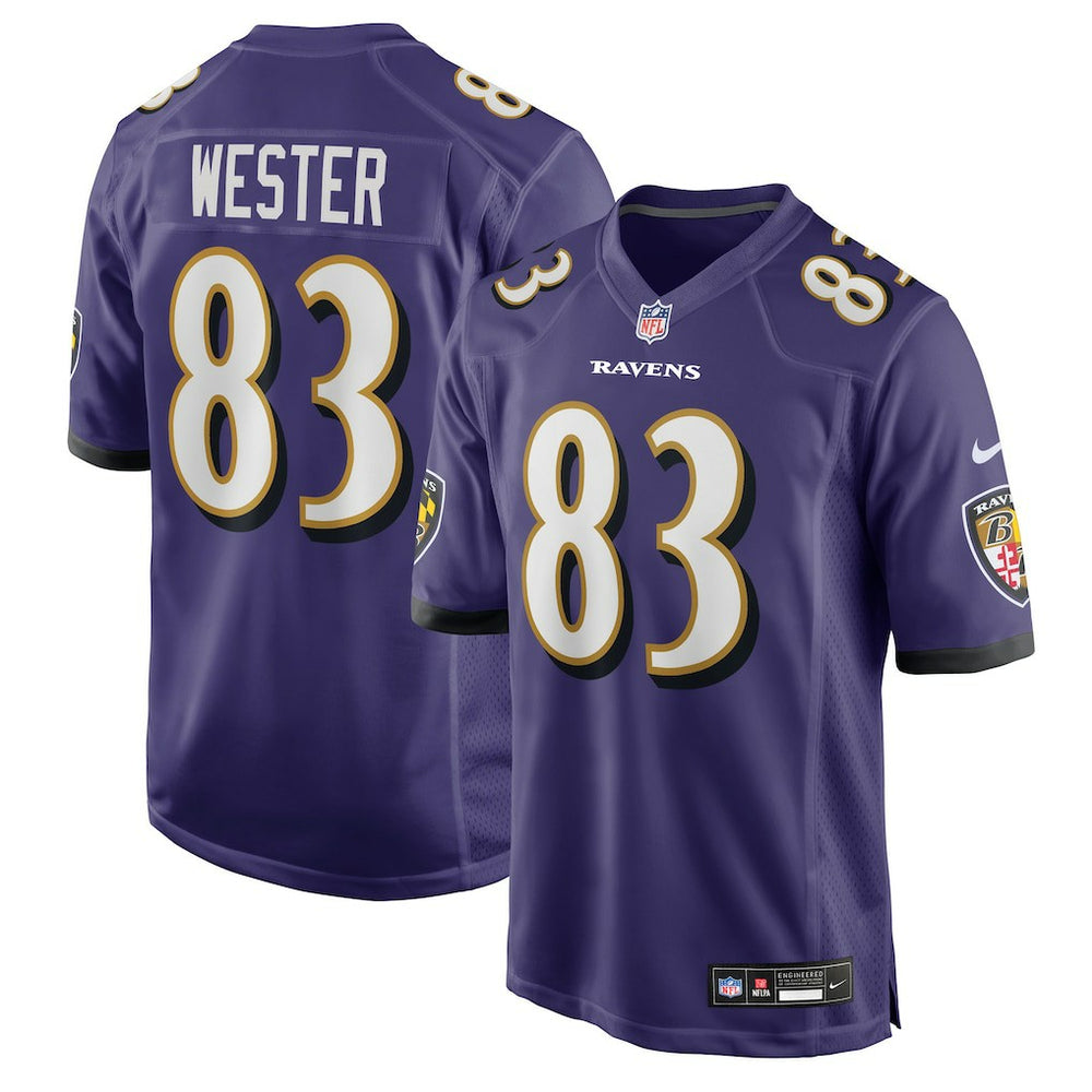 LaJohntay Wester Baltimore Ravens Team Game Jersey Purple | Nike for Sale