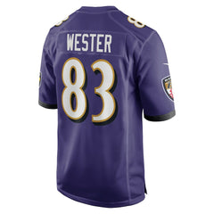 LaJohntay Wester Baltimore Ravens Team Game Jersey Purple | Nike for Sale