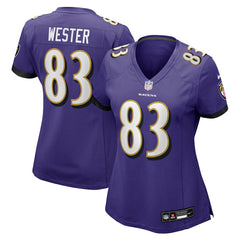 LaJohntay Wester Baltimore Ravens Women's Team Game Jersey Purple | Nike for Sale