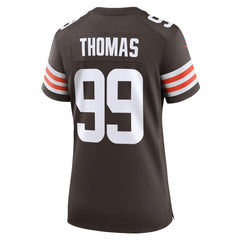 Cameron Thomas Cleveland Browns Women's Team Game Jersey Brown | Nike for Sale