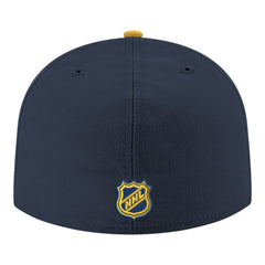 Nashville Predators New Era Core Logo Two-Tone 59FIFTY Fitted Hat - Navy - NHL