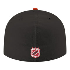 New Jersey Devils New Era Core Logo Two-Tone 59FIFTY Fitted Hat - Black - NHL