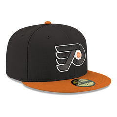 Philadelphia Flyers New Era Core Logo Two-Tone 59FIFTY Fitted Hat - Black - NHL