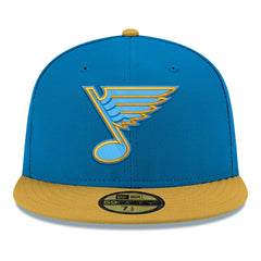 St. Louis Blues New Era Core Logo Two-Tone 59FIFTY Fitted Hat - Blue - NHL