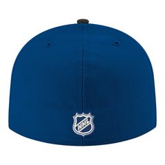 Tampa Bay Lightning New Era Core Logo Two-Tone 59FIFTY Fitted Hat - Blue - NHL