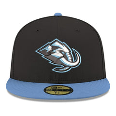 Utah Mammoth New Era Core Logo Two-Tone 59FIFTY Fitted Hat - Black - NHL