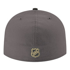 Vegas Golden Knights New Era Core Logo Two-Tone 59FIFTY Fitted Hat - Gray - NHL